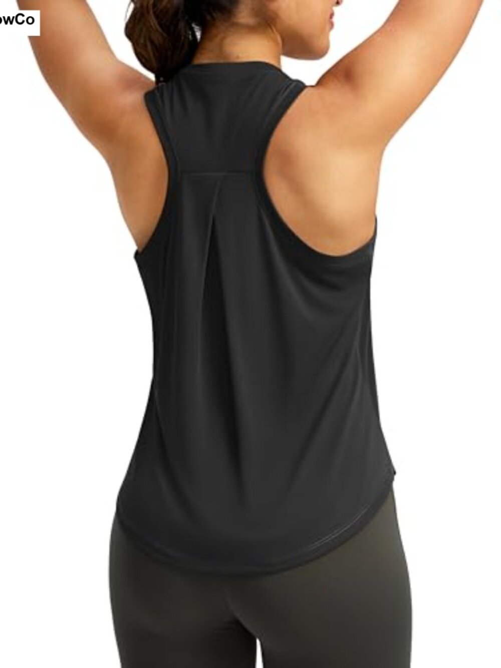 SANTINY Women's Workout Tank Top Racerback Athletic Shirt